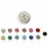 Steel - Screw ball - Epoxy crystal - plain 1,2 mm - 3 mm - CC