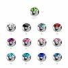 Steel - Clip-in ball - crystal 3 mm - RC