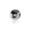 Steel - Clip-in ball - crystal 3 mm - RC