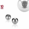 Steel - Screw ball - 10pcs pack 1,2 mm - 2 mm