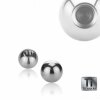 Ti Gloss Titanium - Screw ball 1,2 mm - 3 mm