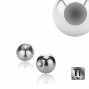 Titanium - Clip-in ball - 8mm