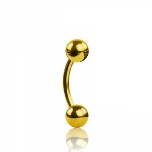 Gold Steel - banana 1,2 mm - 5 mm - 2,5 mm