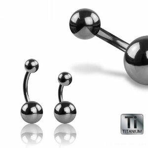 Ti-Gloss Titanium - Bananabell 1,6 mm - 10 mm - 5 + 8m