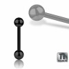 1,2 mm - 8 mm - 3 mm - Black Titan - Barbell