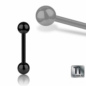 1,6 mm - 8 mm - 5 mm - Black Titan - Barbell