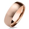 Steel - Finger Ring - Basic Mat Rosegold 53