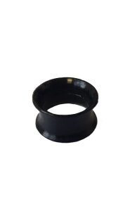 Silikon - Tunnel - Flexibel - black 22 mm