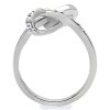 Steel - Finger Ring - Crystal Loop