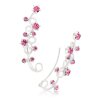 Sterling Silver 925 - Ear Crawler - Blumenranke