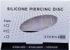 Anti Wildfleisch Piercing-Disc transparent - Steril XL - 9mm