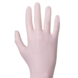 Latex - gloves - White - 100 Stk. - powder free -...