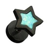 Black Steel - Fake Plug -  Opal Stern