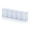 Plastic tipping box module - different sizes available 5 Behälter 60 x 13,3 x 16,4 cm