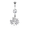 Steel - banana - tree of life filigree - crystal Steel