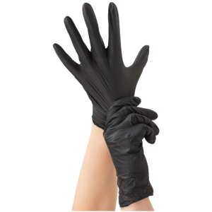 Vilatril gloves - black - 100 pieces - powder-free - Ulith M