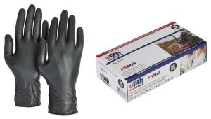 Vilatril gloves - black - 100 pieces - powder-free - Ulith M