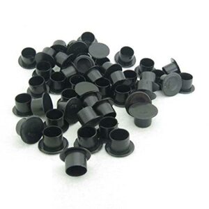 Ink caps with base - black 11 mm 250 pcs