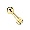 Titan - Labret - Coloriert 1,2 x 6 mm Gold