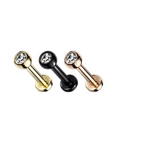 Titanium - Labret - Internally Threaded - Colorful with...