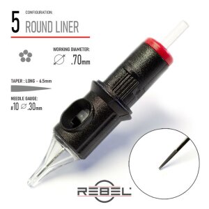 Rebel Cartridges - Liner - 20 pcs 9er Liner (0.30mm)