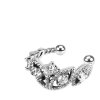 Brass - Clip On Piercing - Diadem Crystal