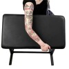 Tattoo Arm Rest - Super Large - black steel