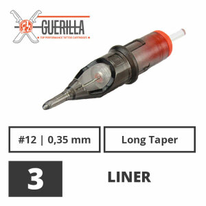 Guerilla Cartridges - Round Liner - 20 Stück 3er...