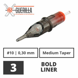 Guerilla Cartridge - Bold Liner - 20 pc 3er (0,30 mm)...