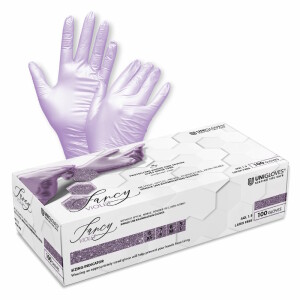 Fancy Violet - Nitril Handschuhe - Unigloves - 100 Stk extra small