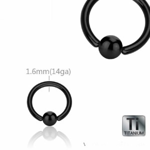 3,2 mm - 14 mm - 6 mm - Black Titan - BCR Klemmring