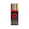 MOLOTOW™ - Permanent Paint Marker - metallic - 3er Set