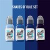 World Famous Limitless - Shades of Blue Collection - 4x 30 ml