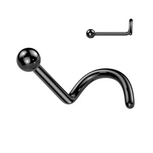 Black Titan - Nose Screw - 3 Forms 0,8 mm ball