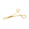 Artery clamp - straight - 14 cm - gold