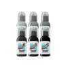 World Famous Limitless - Shades of Grey - Pastel Set - 6 x 30 ml