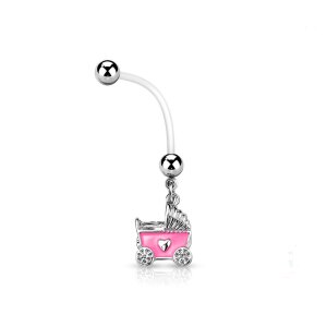 Bioflex - Belly Ring - Baby Stroller - Pregnancy Pink