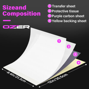 Ozer - Thermo - Transferpapier- 50 Stk -  A4