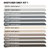 MOLOTOW™ - Sketcher Set - Main Grey Kit 1