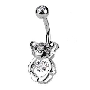 Steel - Banana - Teddy - Crystal Silver