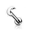 Titan - Labret - Innengewinde - Mond 1,2 x 6 mm Silber