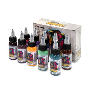 Xtreme Ink - 10 x 30ml - Kyle Warwick - Psychedelic...