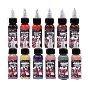 Xtreme Ink - Marko Tattoo Portrait Color Set-12 x 30 ml