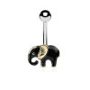 Steel - banana - elephant - gold / black