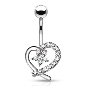 Steel - banana - entwined heart - star - crystal