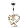 Steel - banana - entwined heart - star - crystal