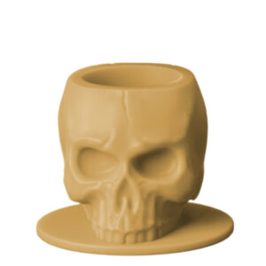 Farbkappen - Skull Silicone - Ink Cups - 12 mm - 100 Stk