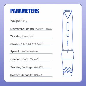 Dragonhawk - PMU - Mast P60 - 2,2 - 3,2 mm - Gold