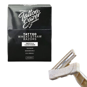 Tattoo Eazer - Einwegrasierer - Wheat Straw Razors - 100 Stk