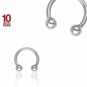 Steel - CBR Circular Barbell (horseshoe) - 10pcs pack 1,6...